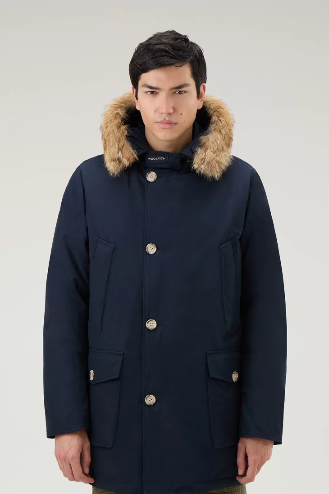 Uomo Woolrich Parka>Arctic Parka In Ramar Cloth Con Pelliccia Removibile