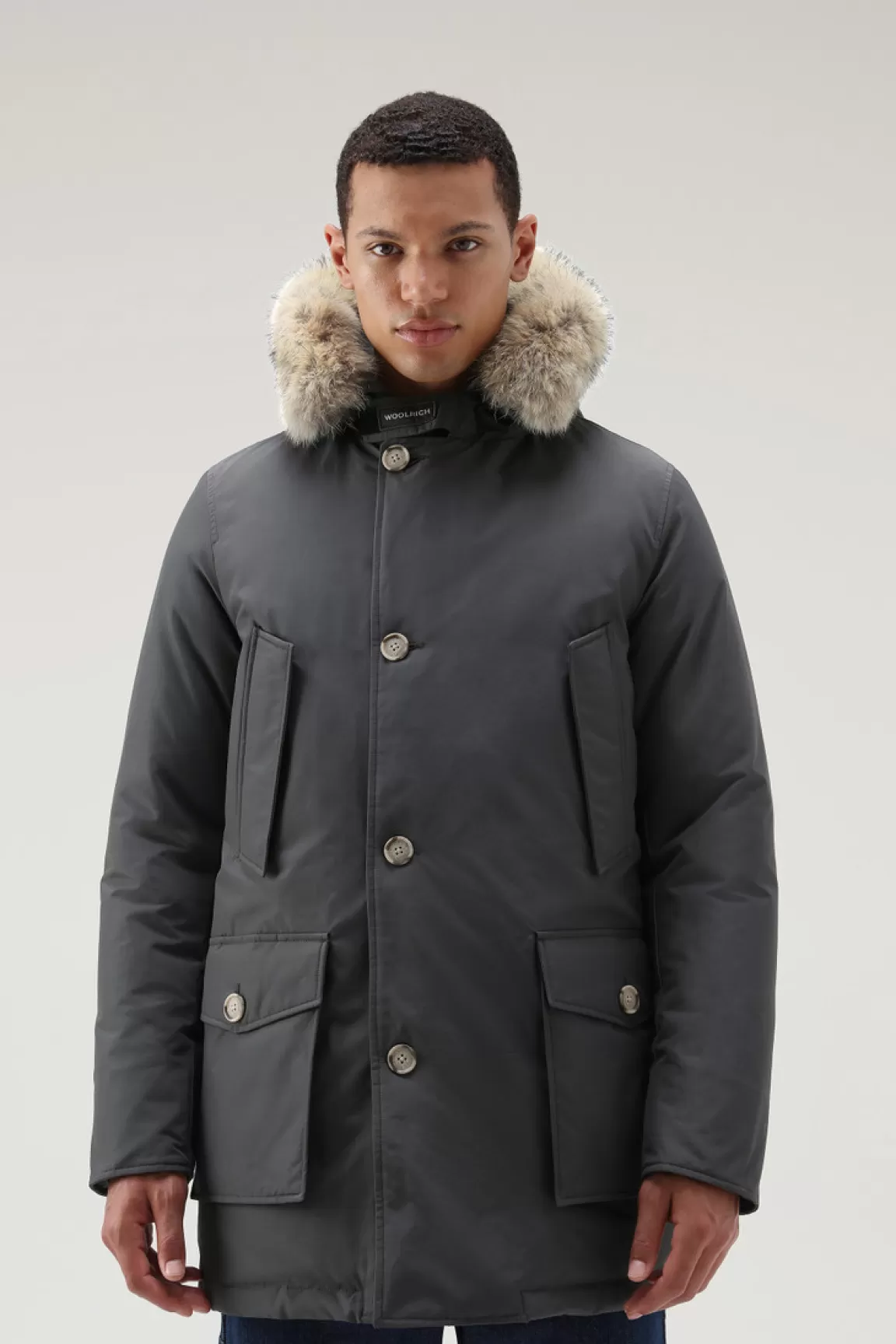 Uomo Woolrich Parka>Arctic Parka In Ramar Cloth Con Pelliccia Removibile