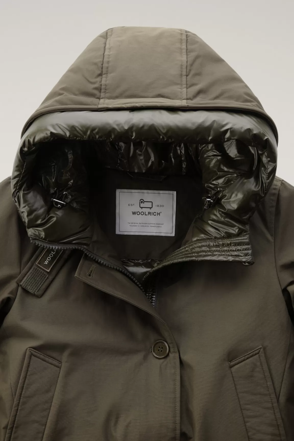 Donna Woolrich Parka>Arctic Parka In Ramar Cloth Con Quattro Tasche