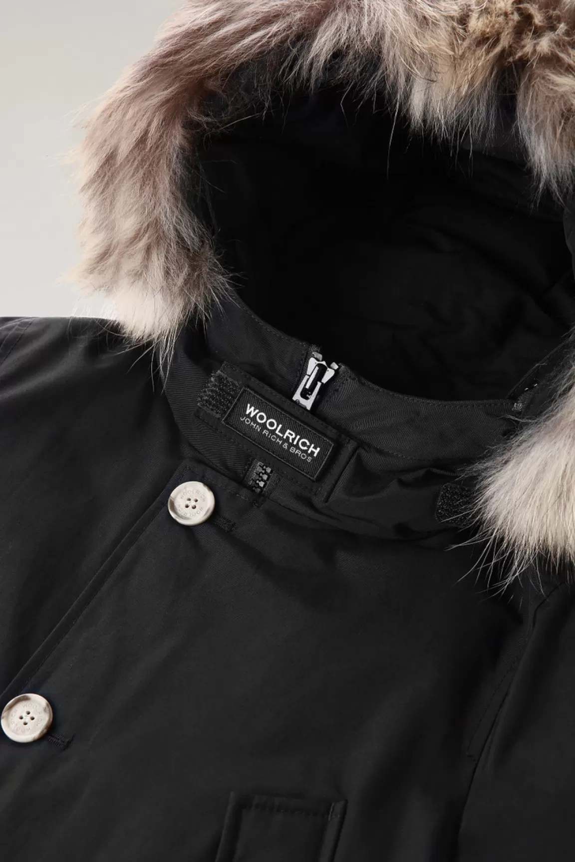 Bambino Woolrich Parka>Arctic Parka In Ramar Cloth Da Bambino Con Pelliccia Removibile