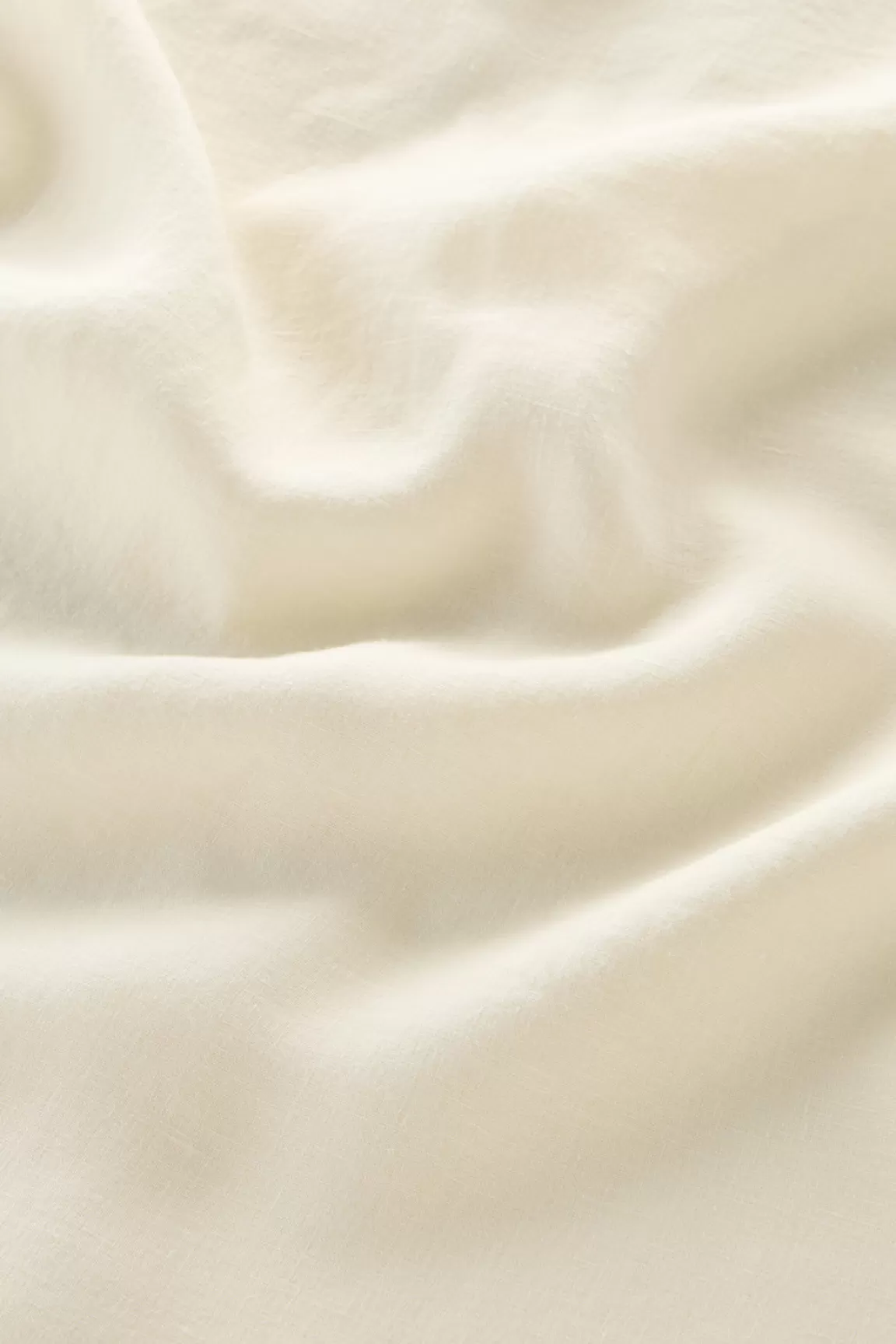 Uomo Woolrich Camicie>Camicia In Puro Lino Tinta In Capo Con Colletto Alla Coreana
