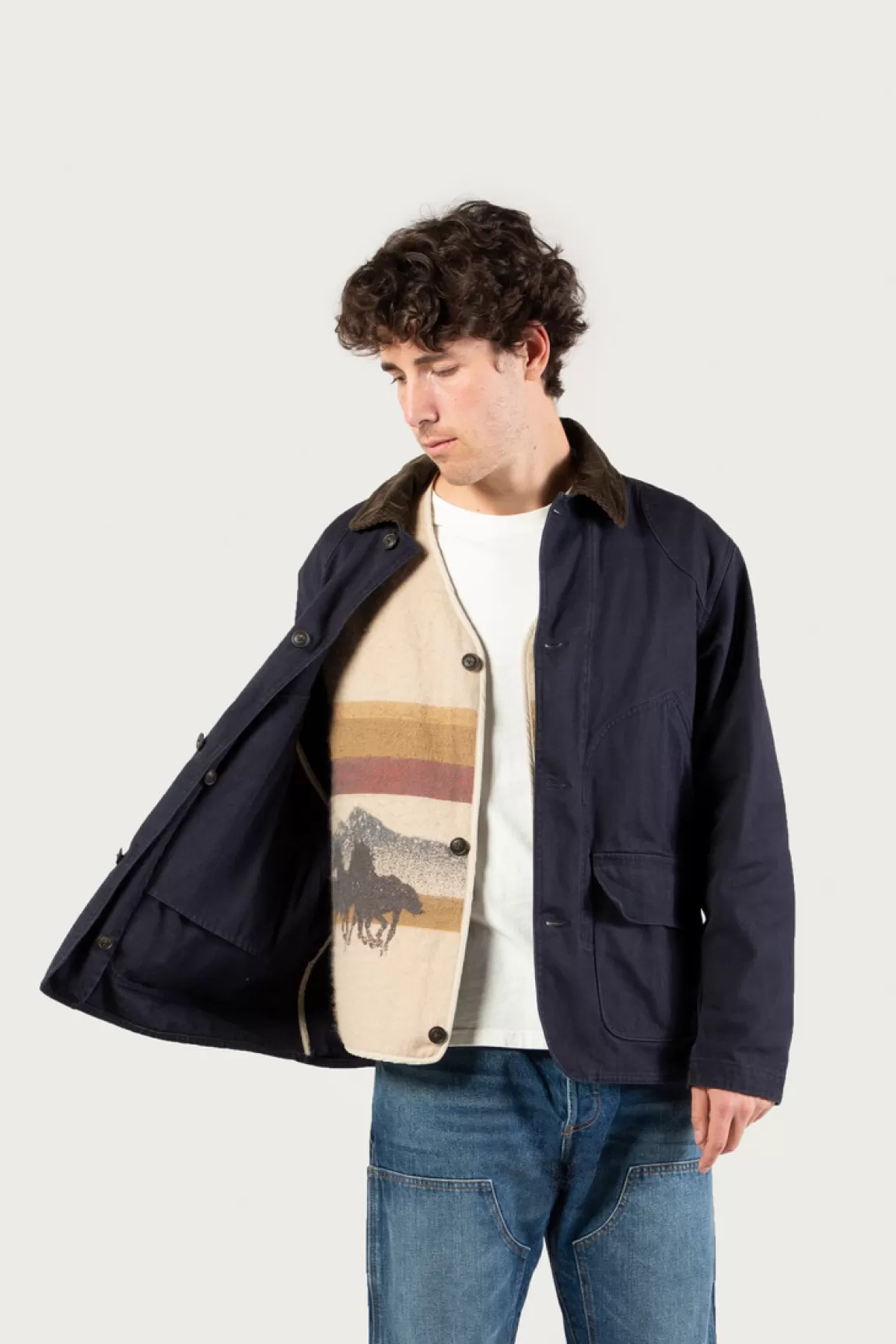 Uomo Woolrich Giacche | One Of These Days / Woolrich>Giacca 3 In 1 In Puro Cotone - One Of These Days /