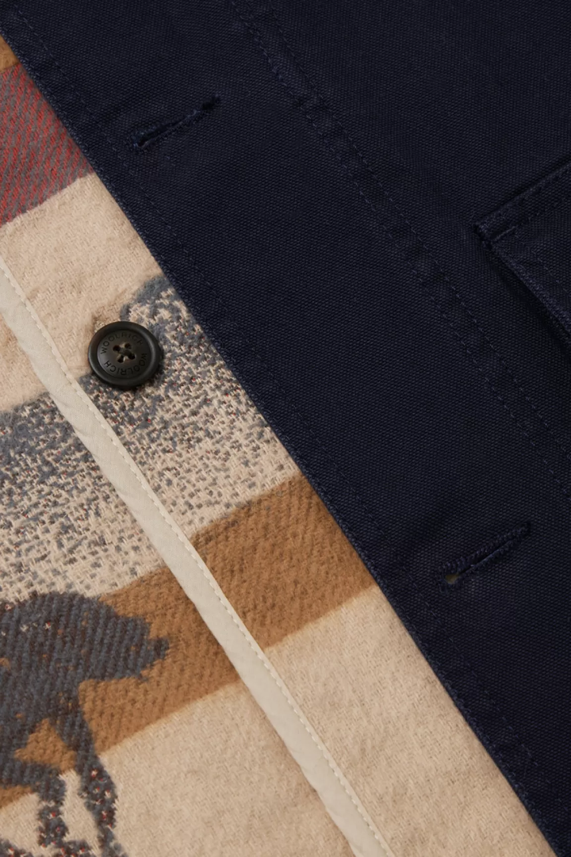 Uomo Woolrich Giacche | One Of These Days / Woolrich>Giacca 3 In 1 In Puro Cotone - One Of These Days /