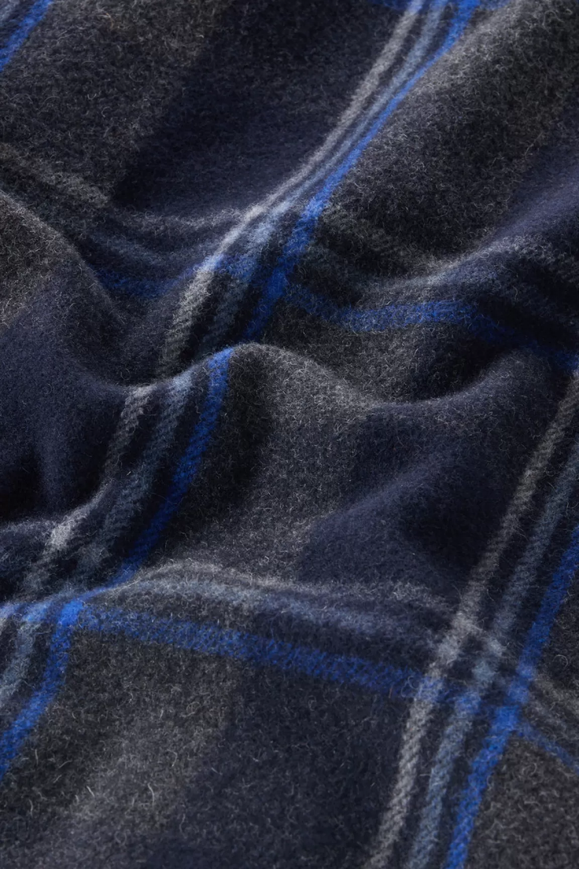 Uomo Woolrich Giacche a camicia>Giacca A Camicia Alaskan A Quadri In Misto Lana Italiana Riciclata