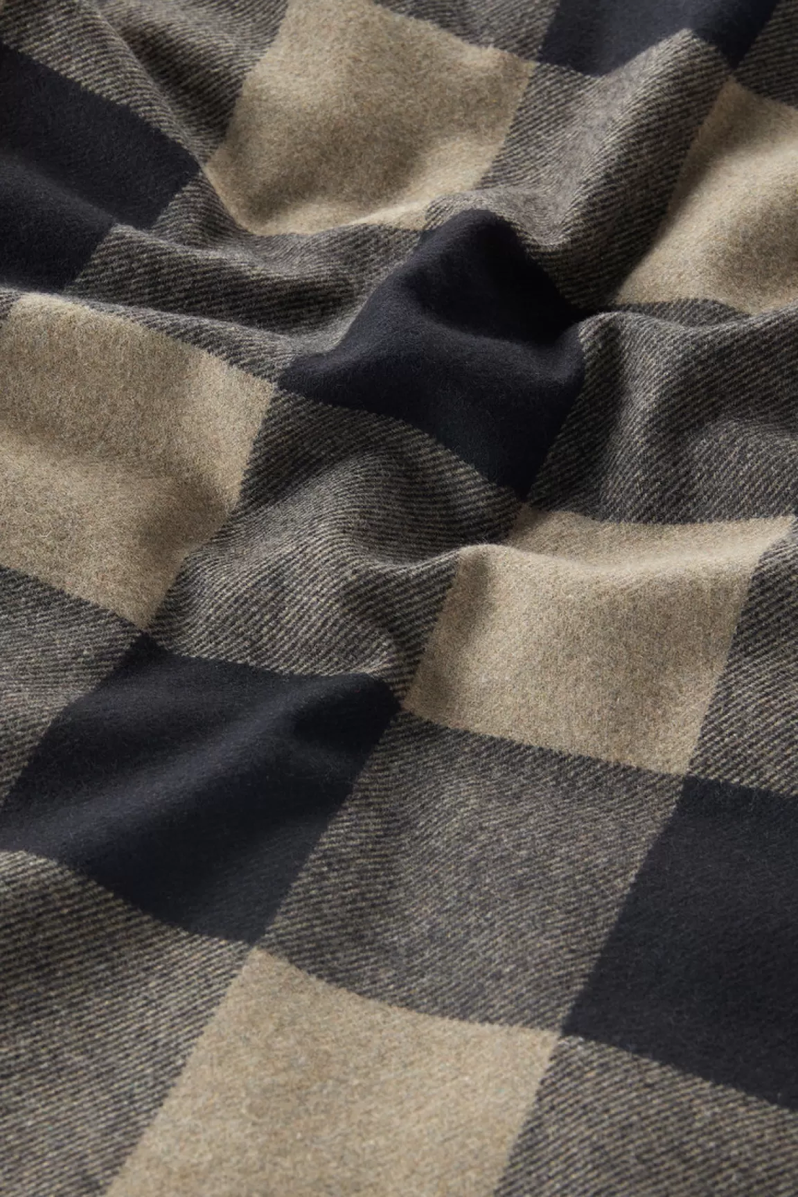 Uomo Woolrich Giacche a camicia | Giacche>Giacca A Camicia Imbottita Alaskan A Quadri In Misto Lana Italiana Riciclata