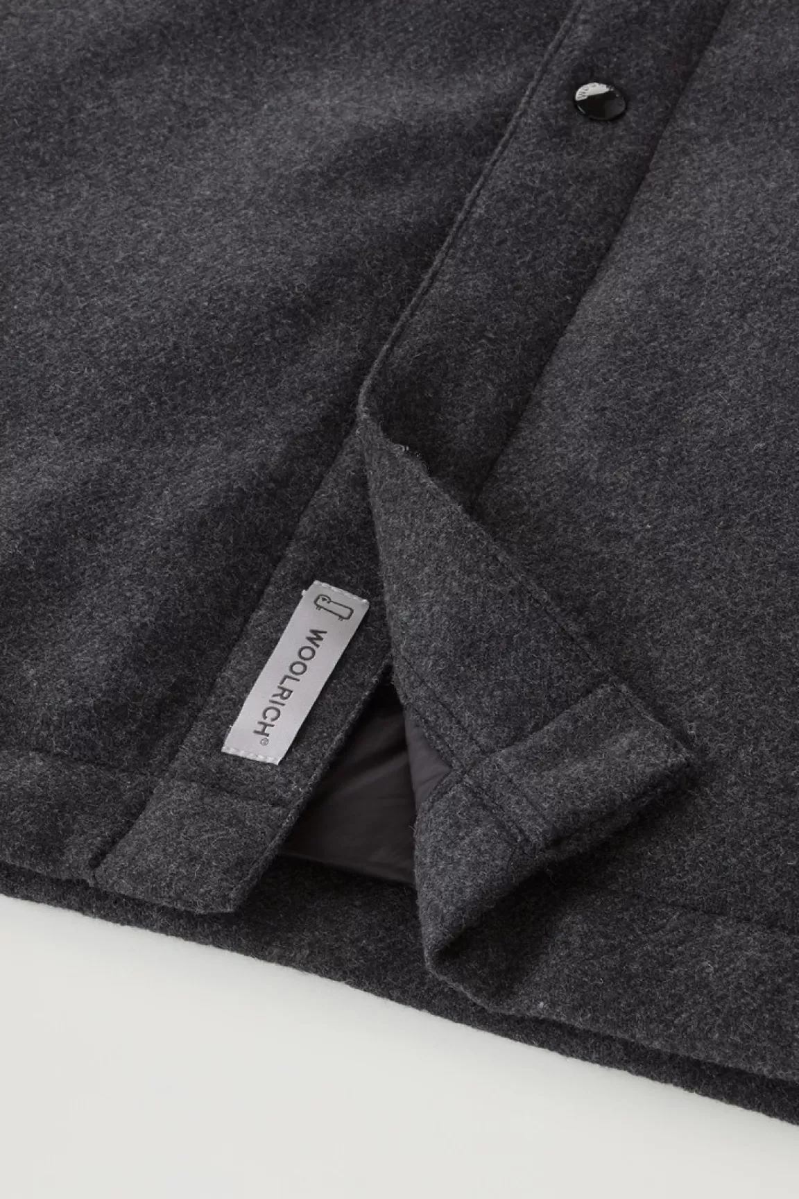Uomo Woolrich Giacche a camicia | Giacche>Giacca A Camicia Imbottita Alaskan In Misto Lana Italiana Riciclata