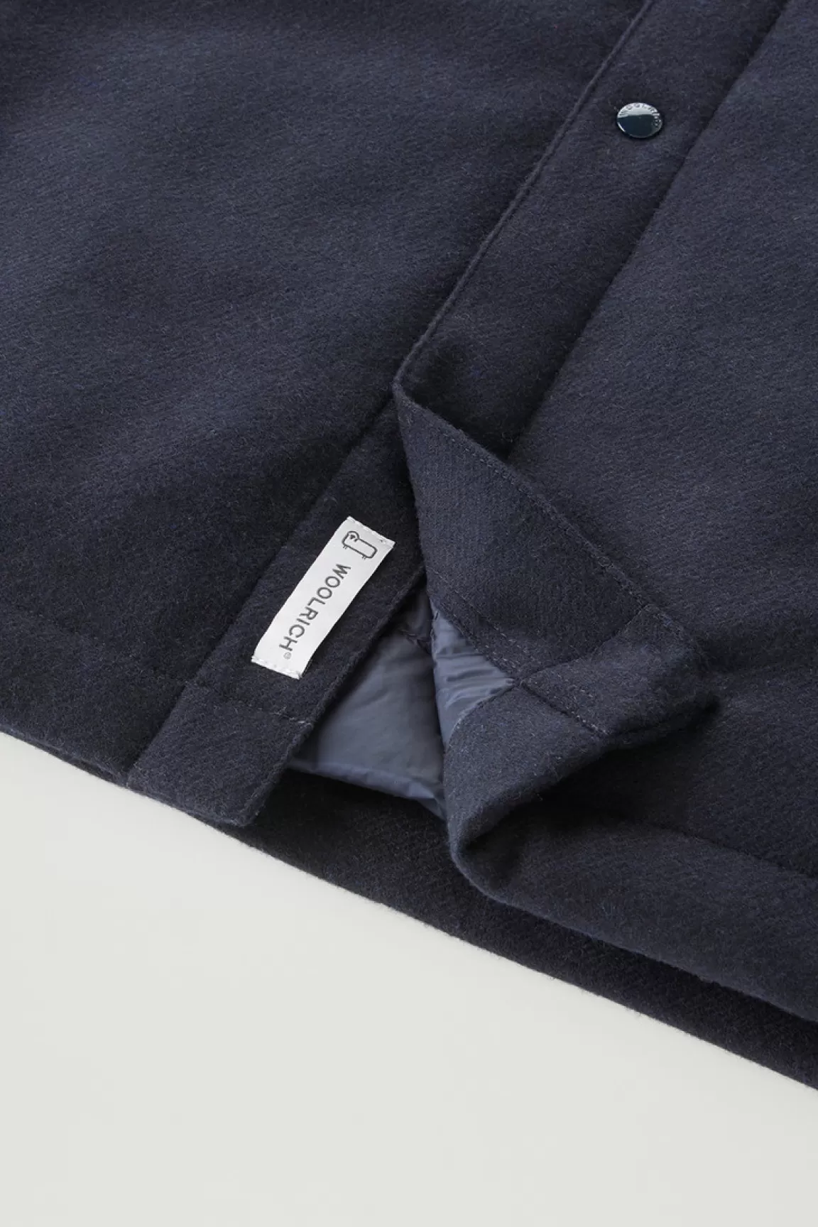 Uomo Woolrich Giacche a camicia | Giacche>Giacca A Camicia Imbottita Alaskan In Misto Lana Italiana Riciclata
