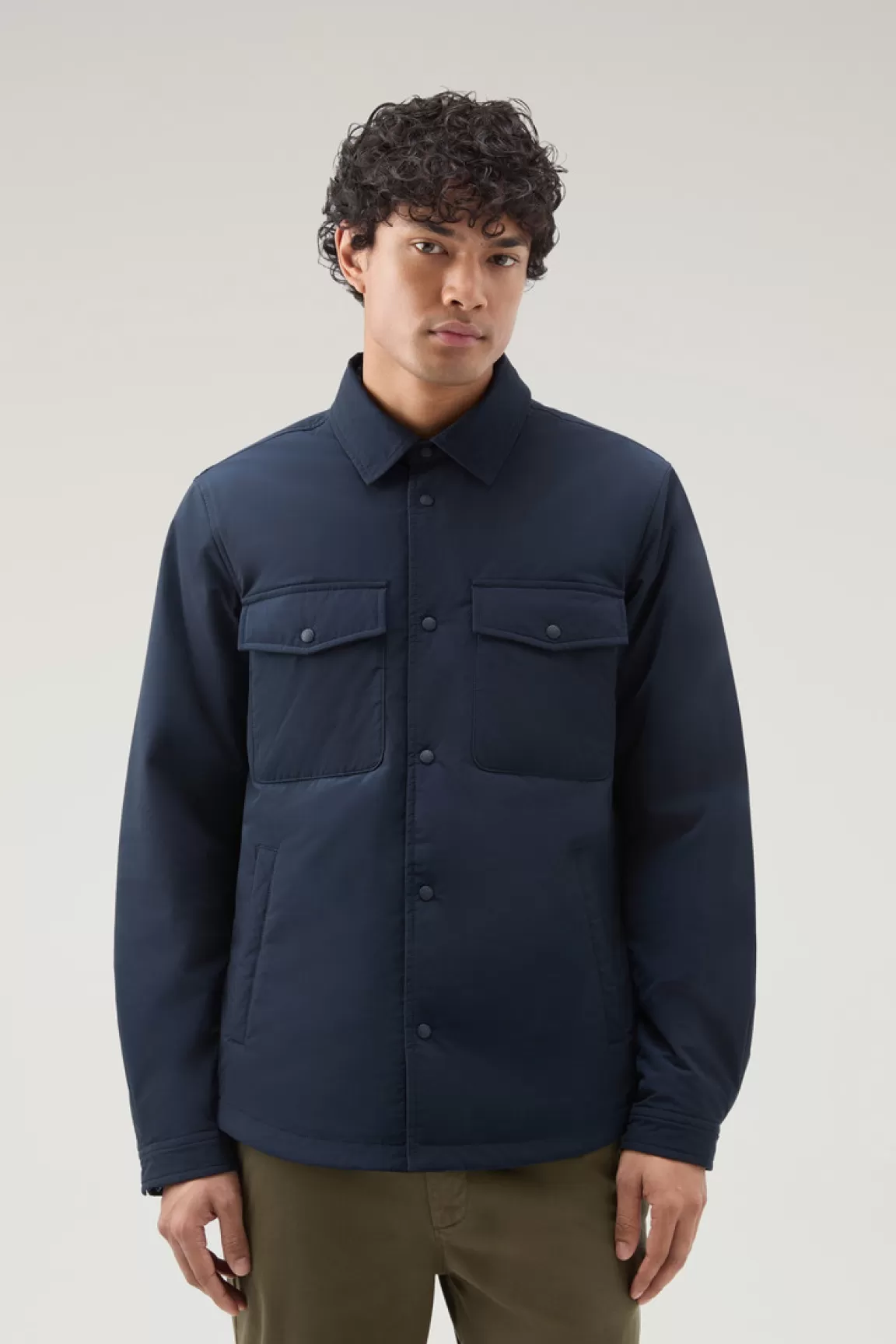 Uomo Woolrich Giacche a camicia>Giacca A Camicia Imbottita Alaskan In Urban Touch