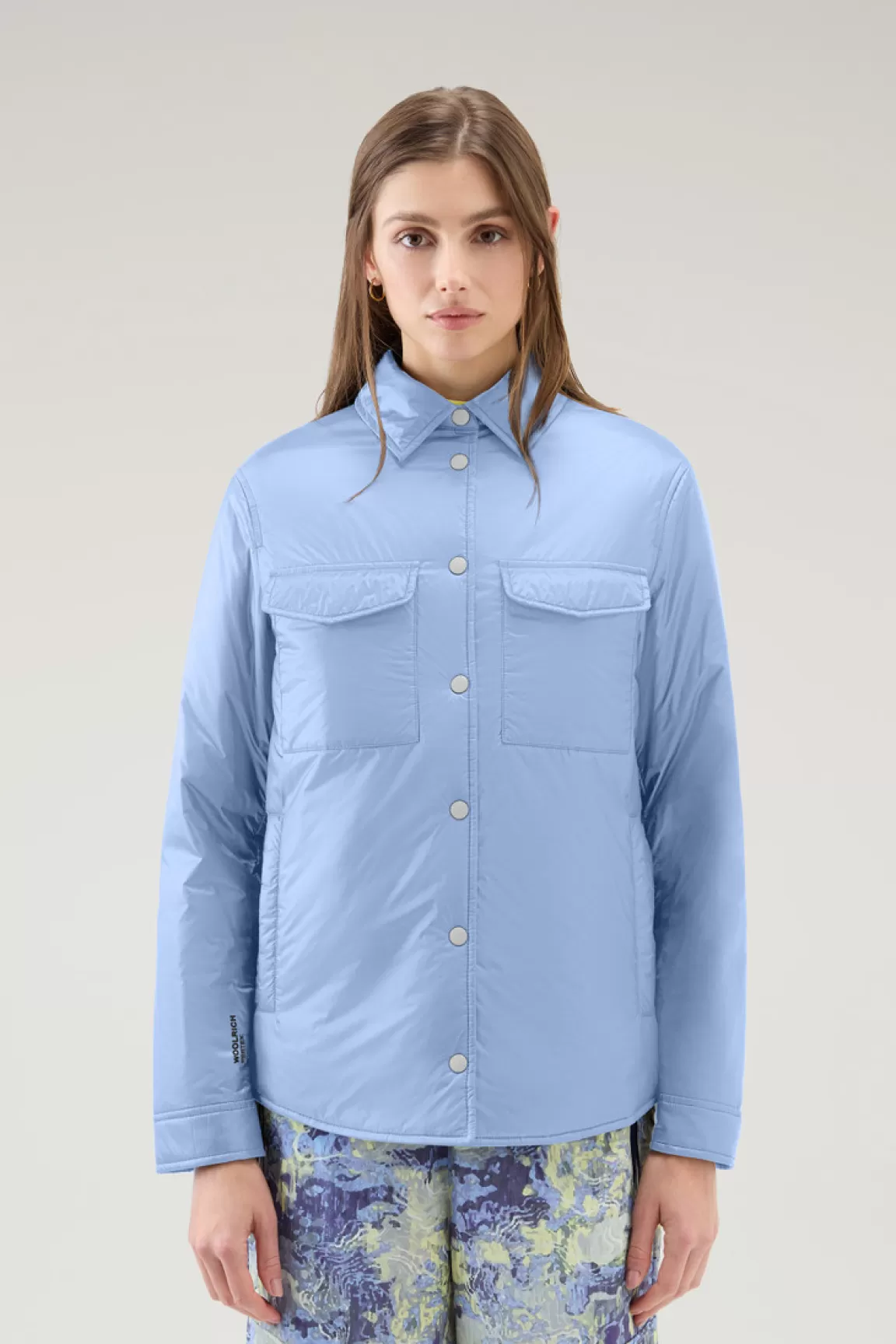 Donna Woolrich Giacche>Giacca A Camicia Imbottita In Pertex Quantum Riciclato