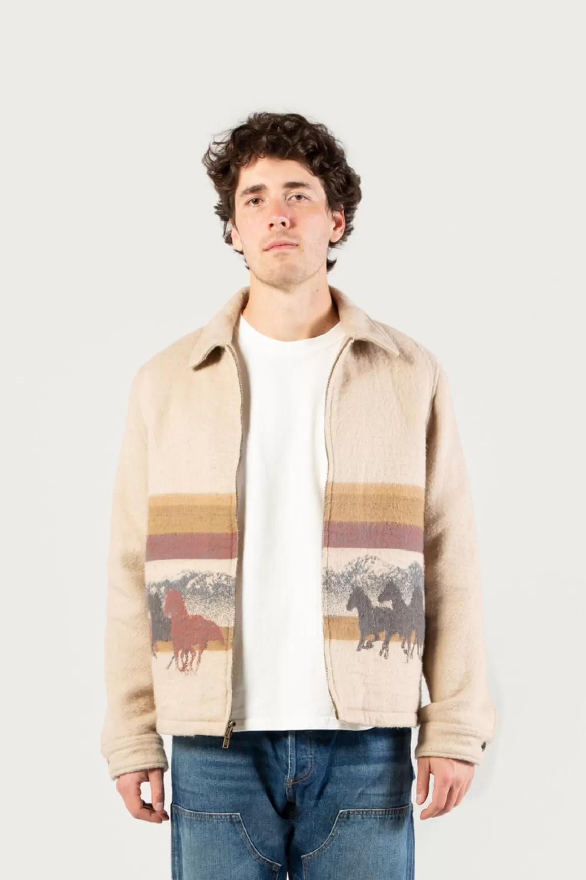 Uomo Woolrich One Of These Days / Woolrich | Giacche a camicia>Giacca A Camicia In Puro Cotone Con Lavorazione In Jacquard - One Of These Days /