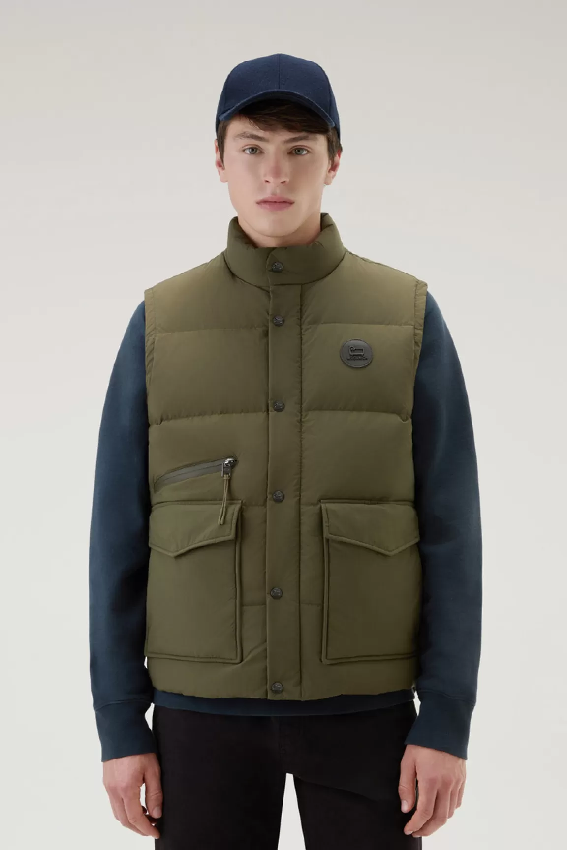 Uomo Woolrich Gilet>Gilet Aleutian Trapuntato In Nylon Taslan