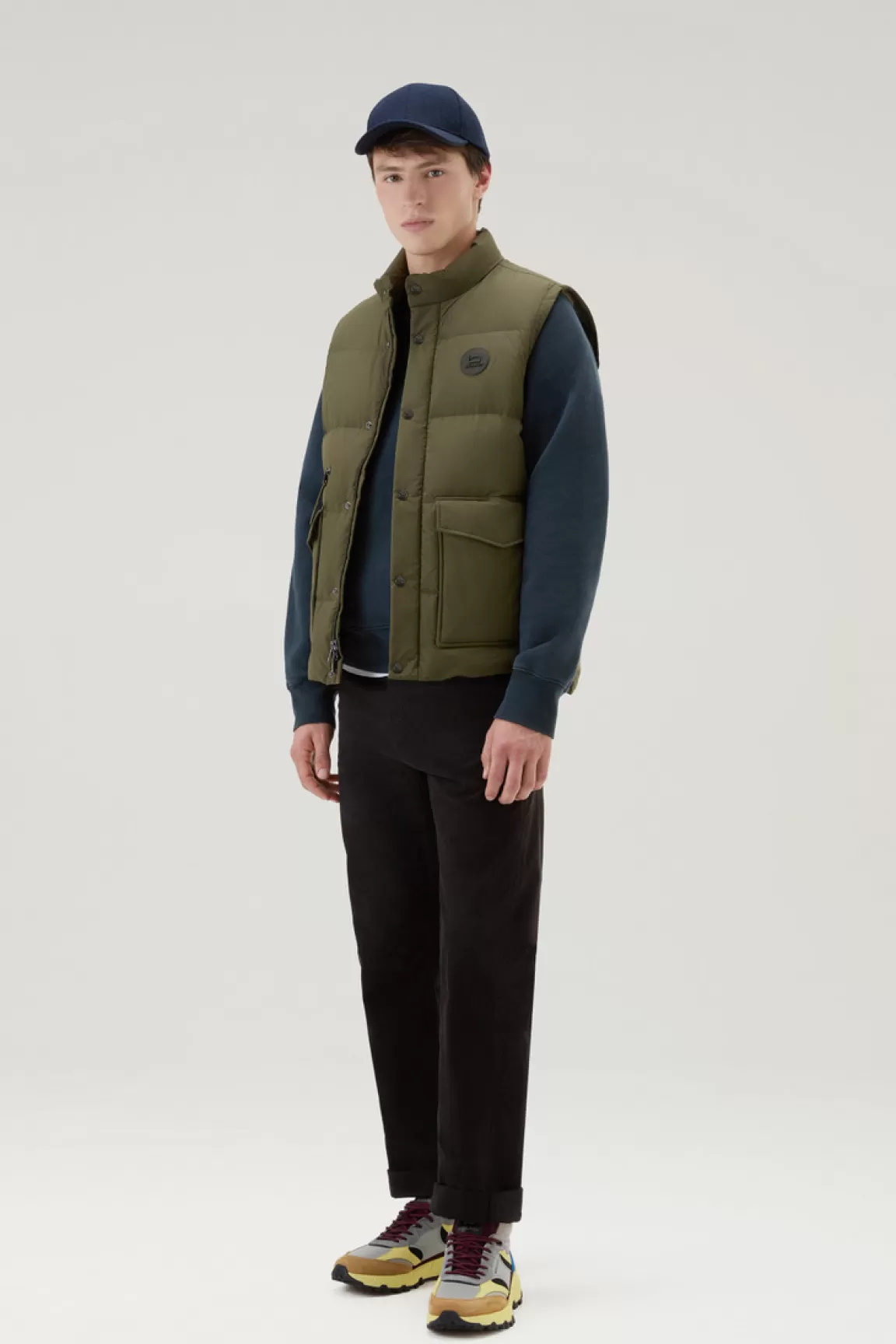 Uomo Woolrich Gilet>Gilet Aleutian Trapuntato In Nylon Taslan