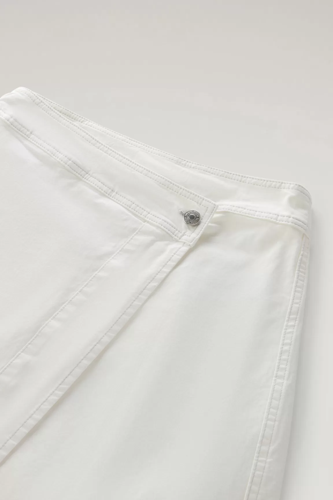 Donna Woolrich Vestiti e gonne>Gonna Cargo A Portafoglio Tinta In Capo In Twill Di Cotone