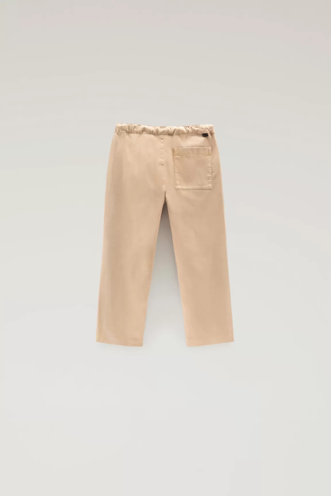 Bambino Woolrich Abbigliamento>Pantaloni Da Bambino Tinti In Capo In Cotone Elasticizzato