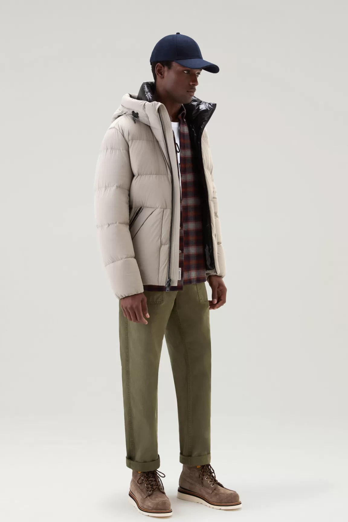 Uomo Woolrich Giacche | Piumini>Piumino Sierra Supreme In Nylon Elasticizzato