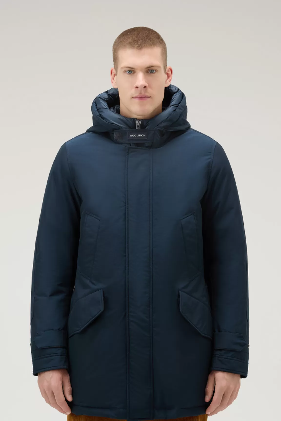 Uomo Woolrich Parka>Polar Parka In Ramar Cloth Con Collo Alto