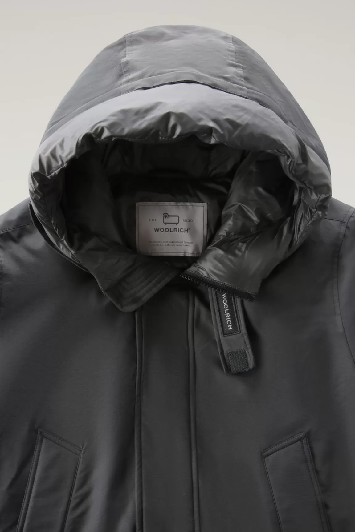 Uomo Woolrich Parka>Polar Parka In Ramar Cloth Con Collo Alto