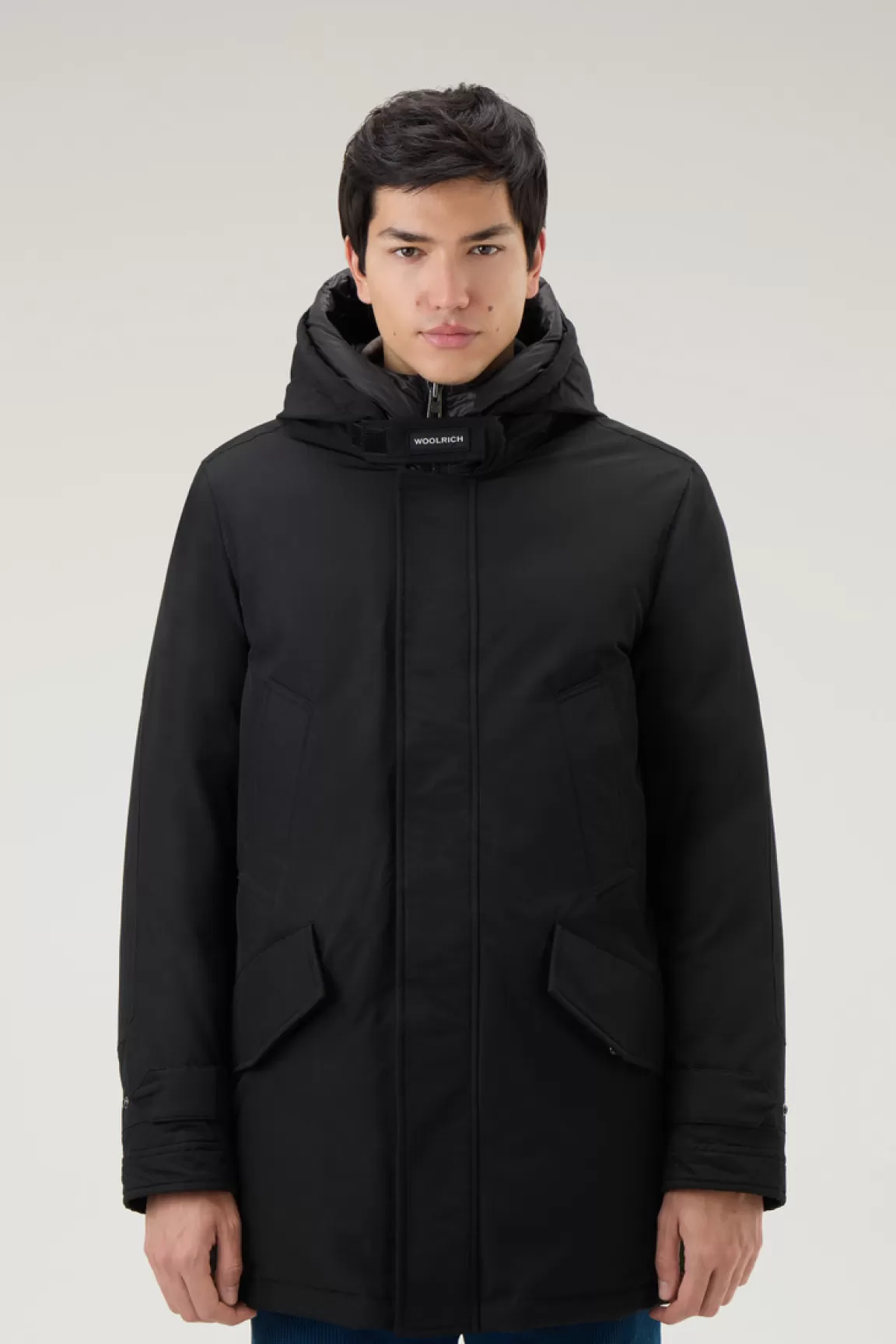 Uomo Woolrich Parka>Polar Parka In Ramar Cloth Con Collo Alto