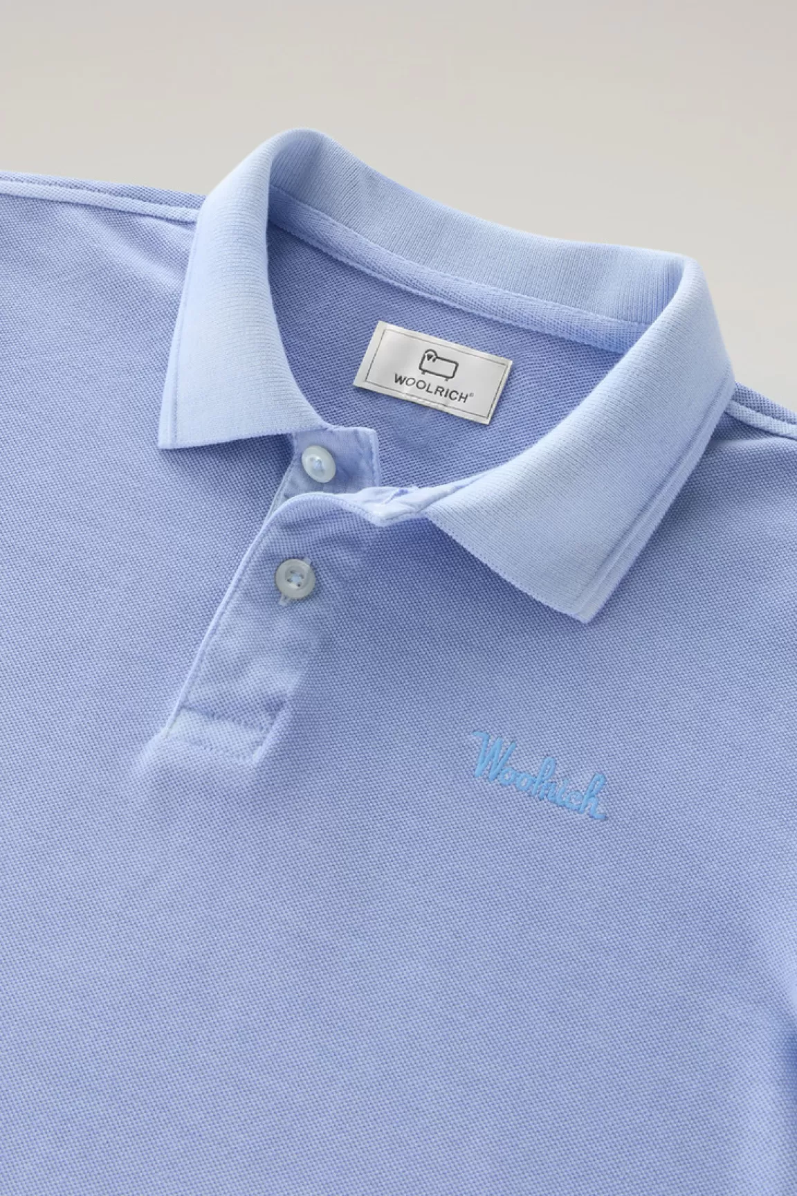 Bambino Woolrich Abbigliamento>Polo Mackinack Da Bambino Tinta In Capo In Cotone Elasticizzato