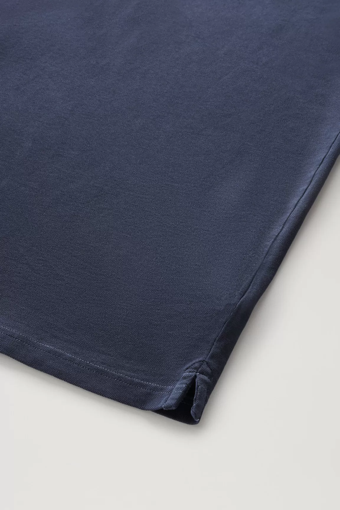 Uomo Woolrich Polo>Polo Mackinack Tinta In Capo In Piqué Di Cotone Elasticizzato