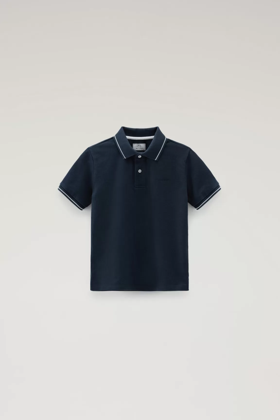 Bambino Woolrich Abbigliamento>Polo Monterey Da Bambino In Cotone Piquet Elasticizzato