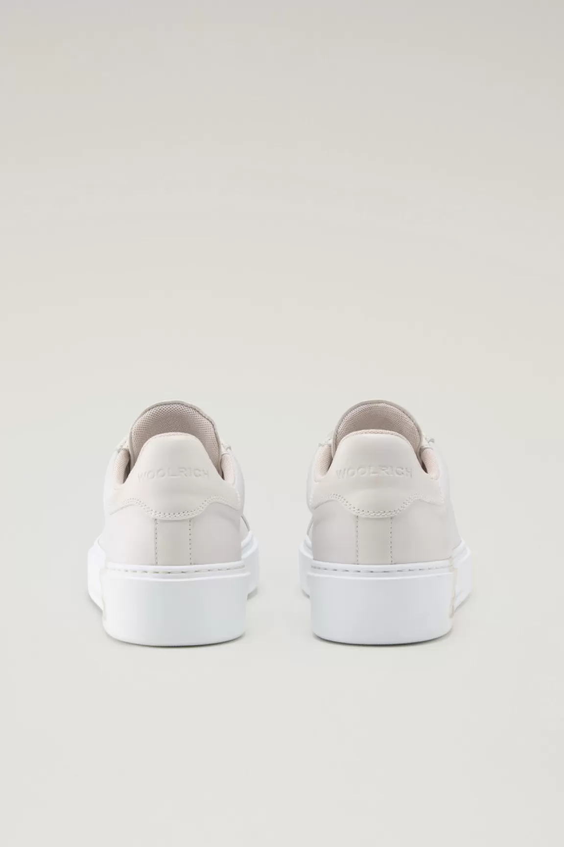 Donna Woolrich Sneakers>Sneakers Classic Court In Tessuto Tecnico Con Dettagli In Pelle