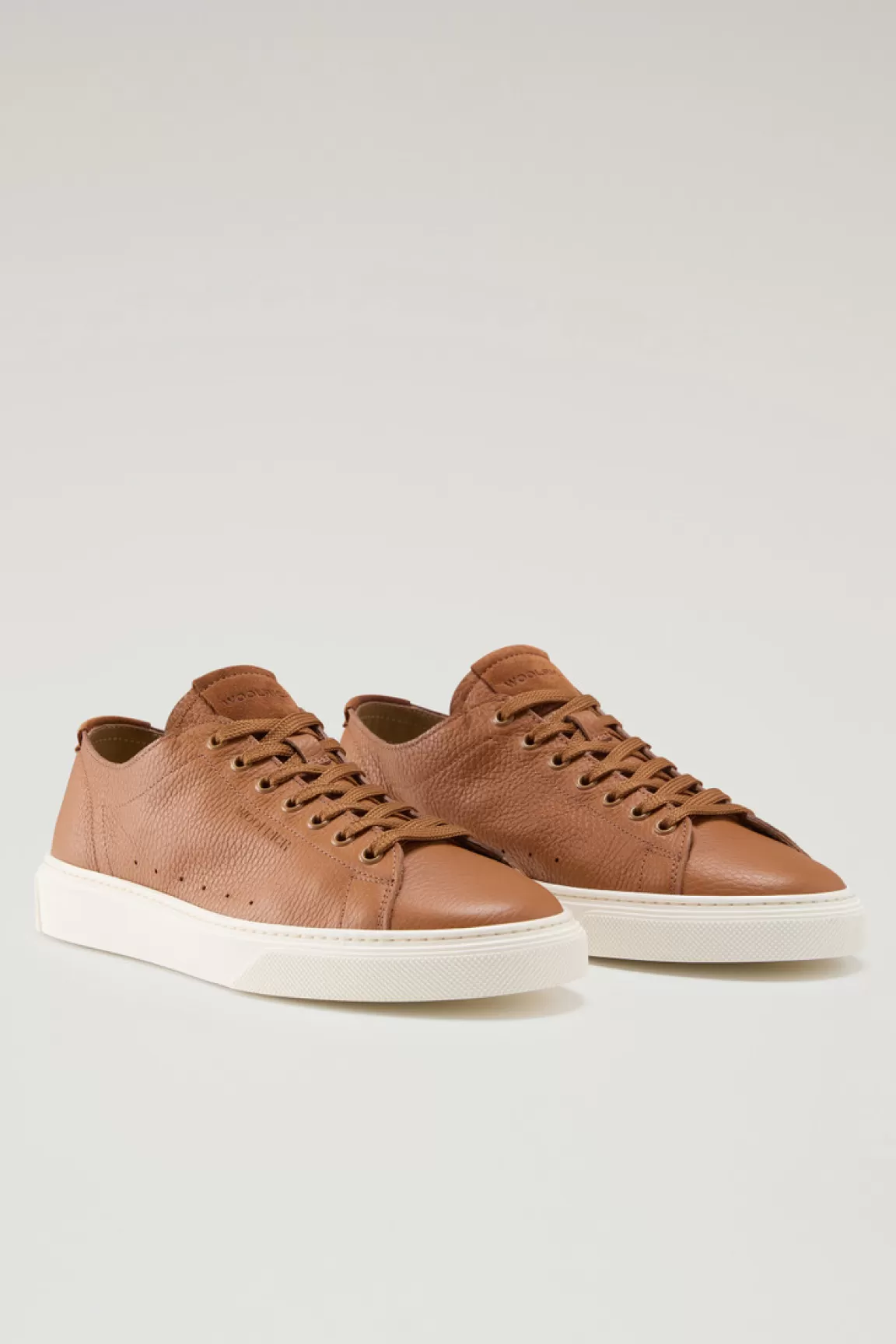 Uomo Woolrich Sneakers>Sneakers Cloud Court In Pelle Bottalata