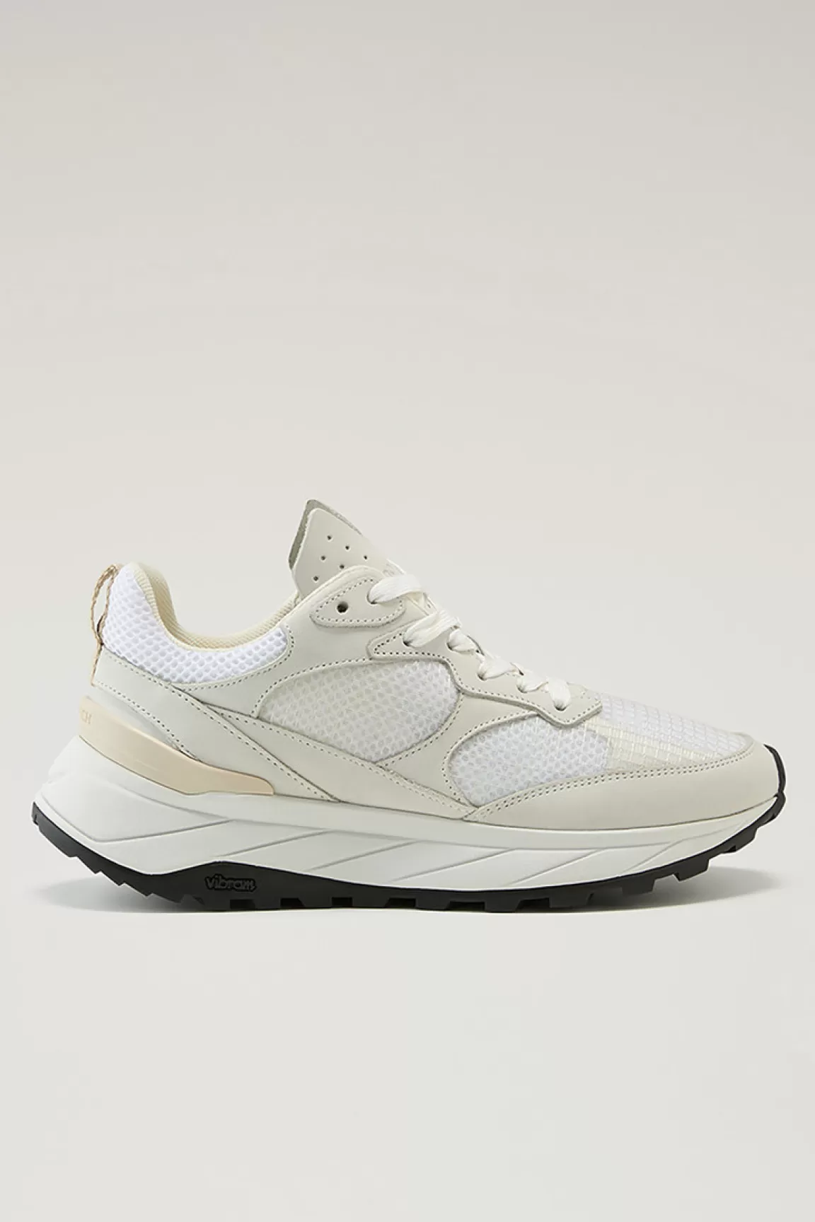 Donna Woolrich Sneakers>Sneakers Running In Tessuto Ripstop E Nabuk