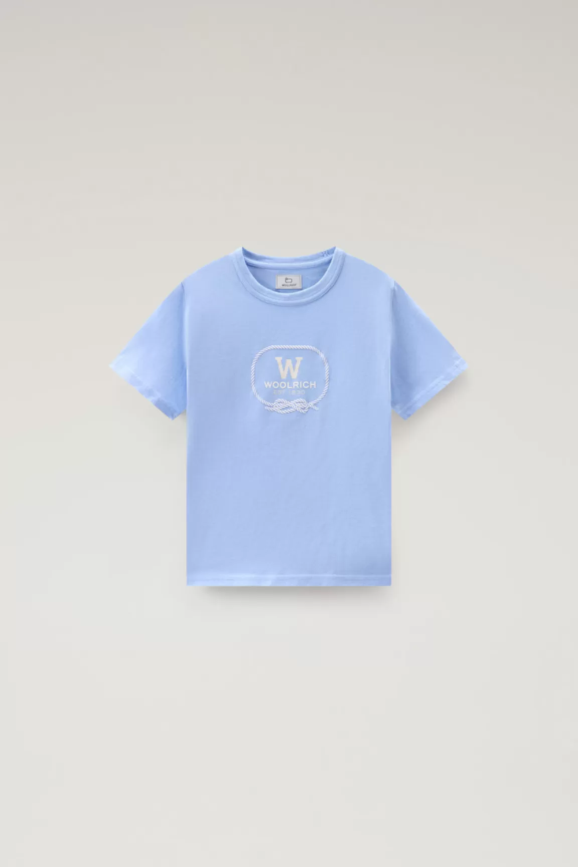 Bambino Woolrich Abbigliamento>T-shirt Da Bambino In Puro Cotone Con Stampa Grafica