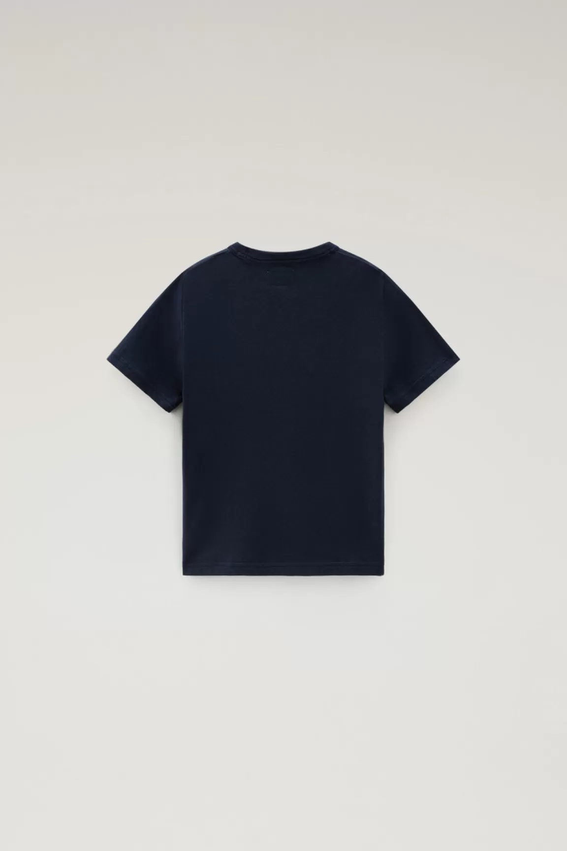 Bambino Woolrich Abbigliamento>T-shirt Da Bambino In Puro Cotone Con Stampa Grafica