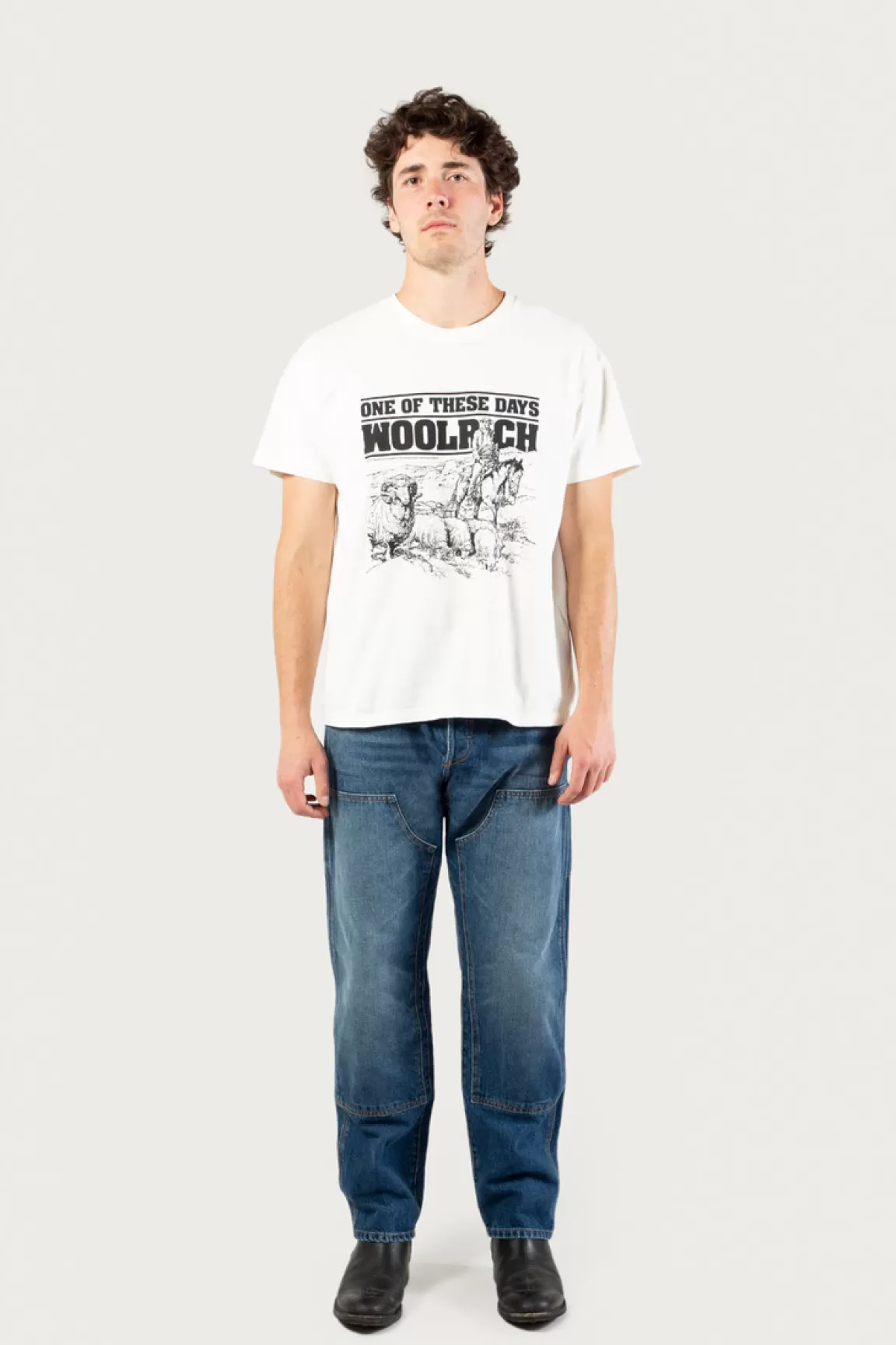 Uomo Woolrich One Of These Days / Woolrich | T-shirt>T-shirt In Puro Cotone - One Of These Days /